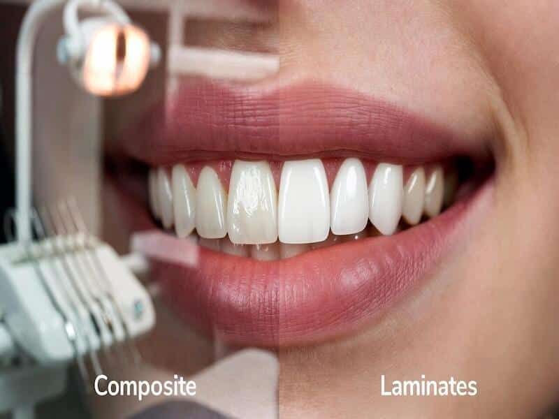 تفاوت کامپوزیت دندان و لمینت دندان چیست؟
