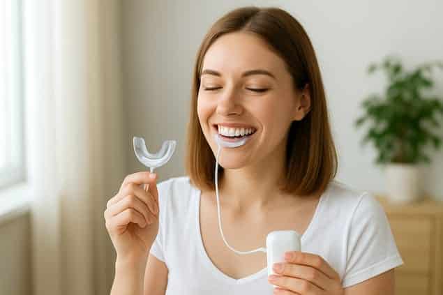 نحوه بلیچینگ دندان در خانه به روش ایمن و تخصصی