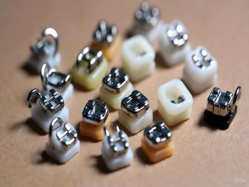 انواع براکت ارتودنسی: فلزی، سرامیکی، شفاف - قیمت و مقایسه 1404