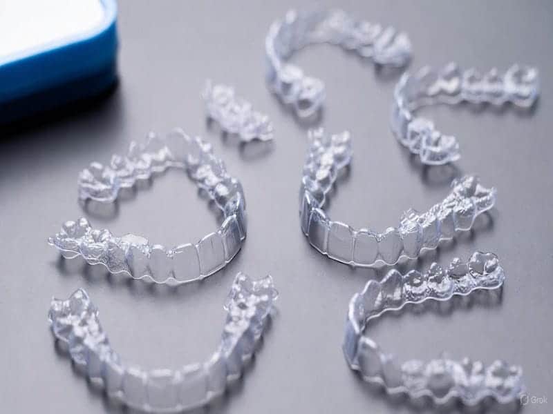 اینویزیلاین ارتودنسی نامرئی - پلاک شفاف بدون بریس - کلینیک آرنیک تهران