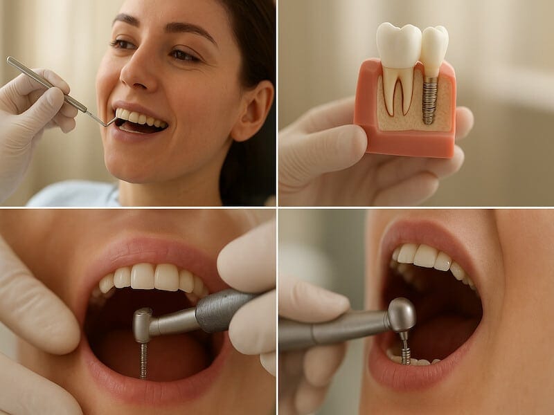 مراحل کاشت ایمپلنت دندان و محدودیت های آن