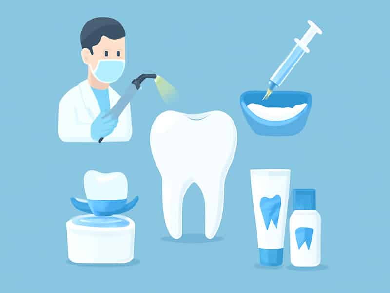 انواع روش‌های بلیچینگ دندان و عمر متفاوت آنها