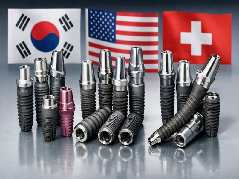 انواع برندهای ایمپلنت کره‌ای و آمریکایی