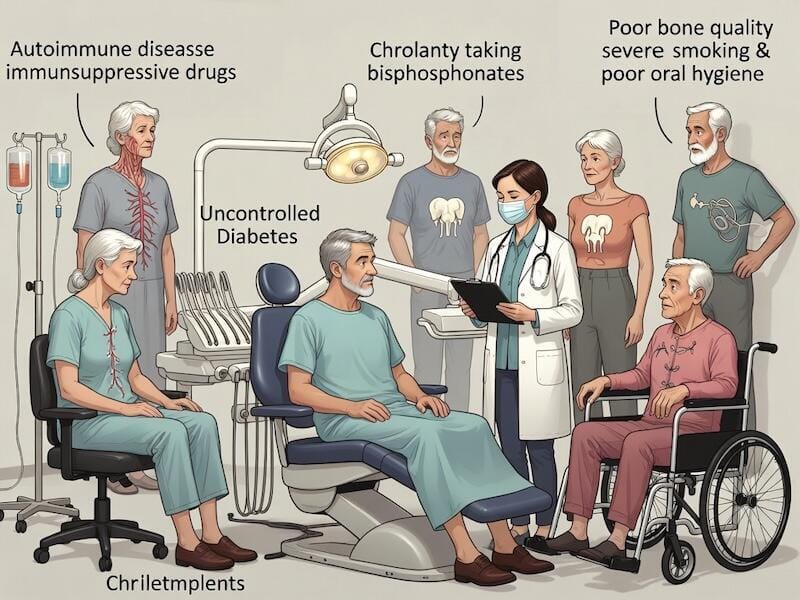 چه کسانی نمی توانند ایمپلنت کنند